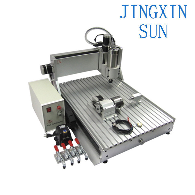4 eixos cnc 6040 vfd cnc rotea - Woodworking Machinery For Sale avaliação e preço